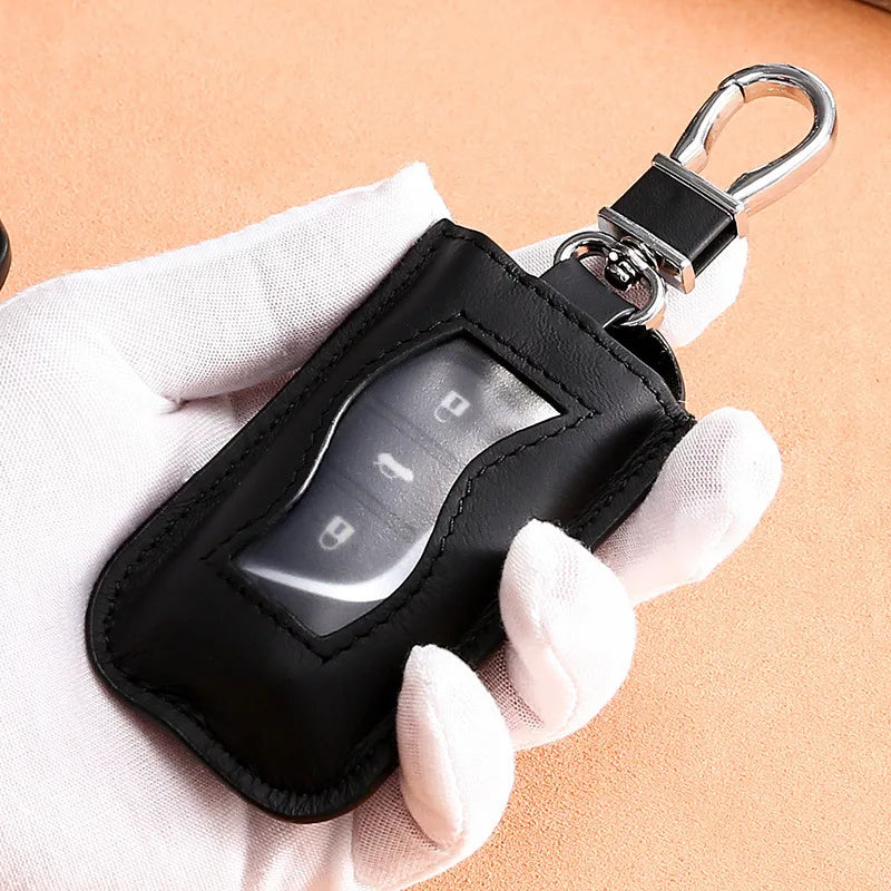 Leather Vintage Keys holder Zipper car key case