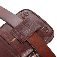 Leather Waist Packs Pocket Men's CellPhone Bags
