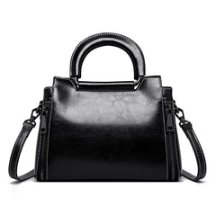 Vintage Oil Wax Leather Women Bag Tote Bag for Women