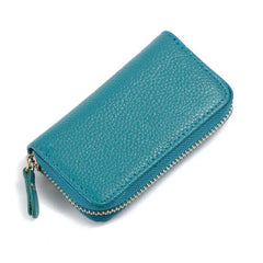 Leather Key Wallets Organizer Holder Storage Bag