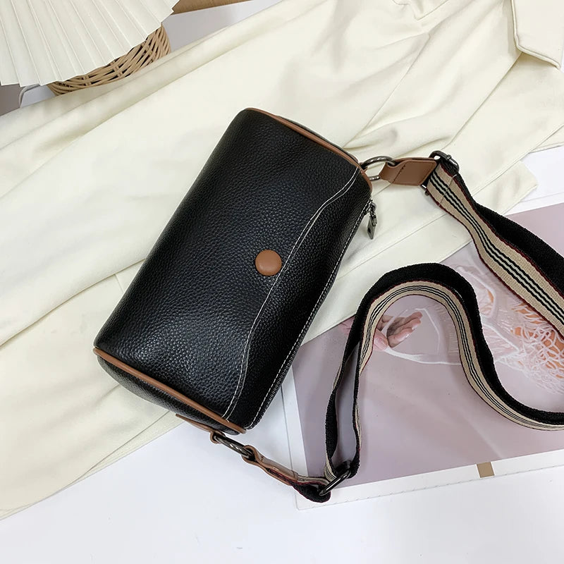 Multi-Layer Crossbody Bag for Women Soft Leather Shoulder Messenger Bag