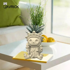 Geometric Skull Gypsum Silicone Mold for Succulent Pot