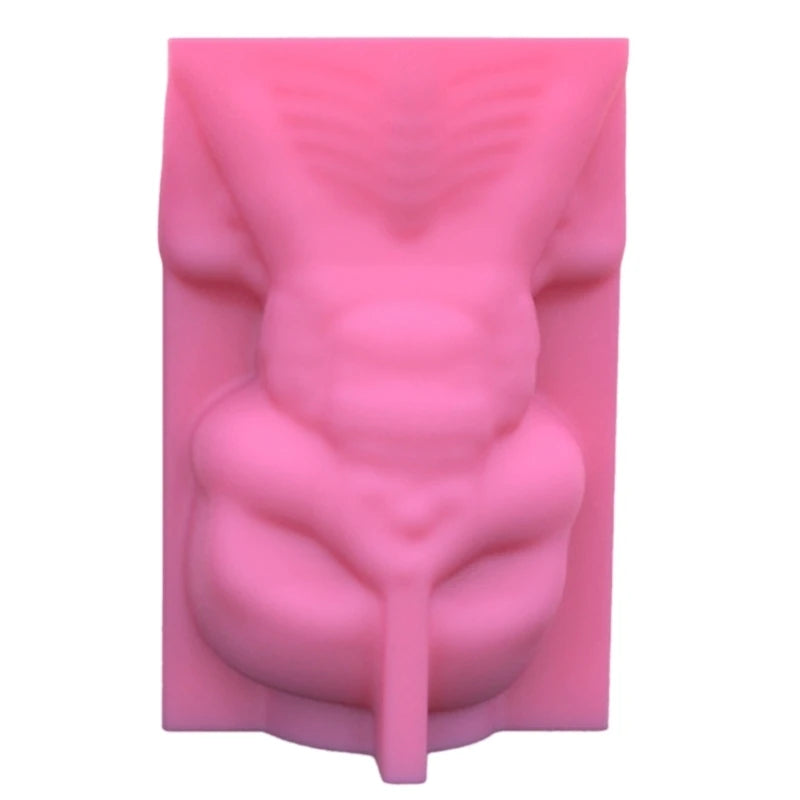 Halloween Skull Gypsum Silicone Mold for Succulent Plant Pot