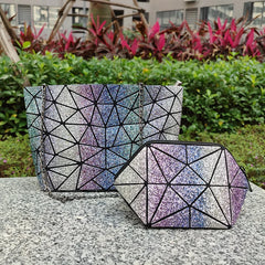 Geometric Messenger Bag Women Crossbody Chain Bag