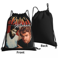George Michael 90S Drawstring Bags Gym Bag Vintage Shoe Bag