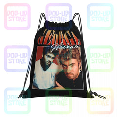 George Michael 90S Drawstring Bags Gym Bag Vintage Shoe Bag