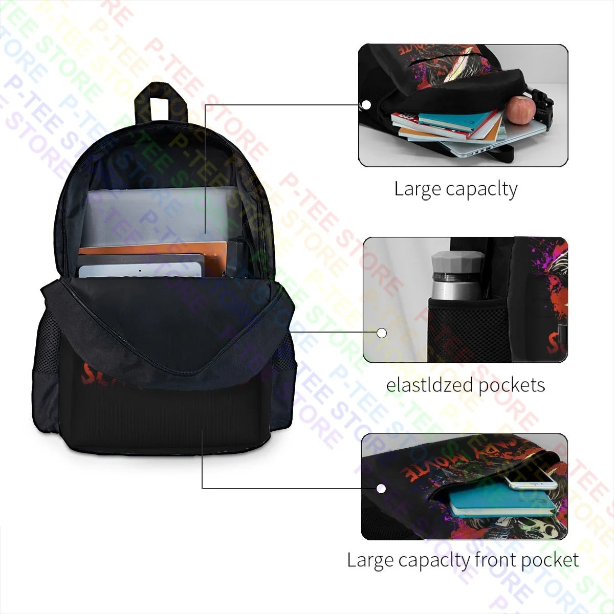 Ghostface Scream Halloween Backpack