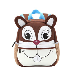 Cartoon Animal Kids Neoprene School Backpack