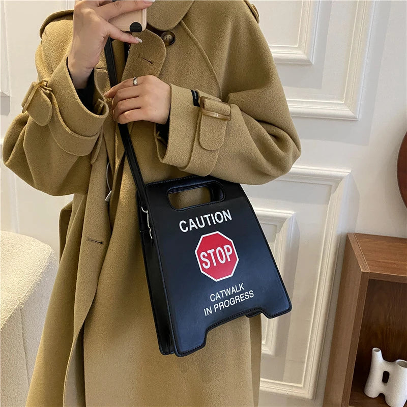 Girl Cartoon Crossbody Bag Fluorescence Shoulder Bag for Women Clutches