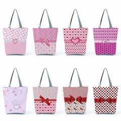 Cartoon Printed Lady Shoulder Bag Women Tote