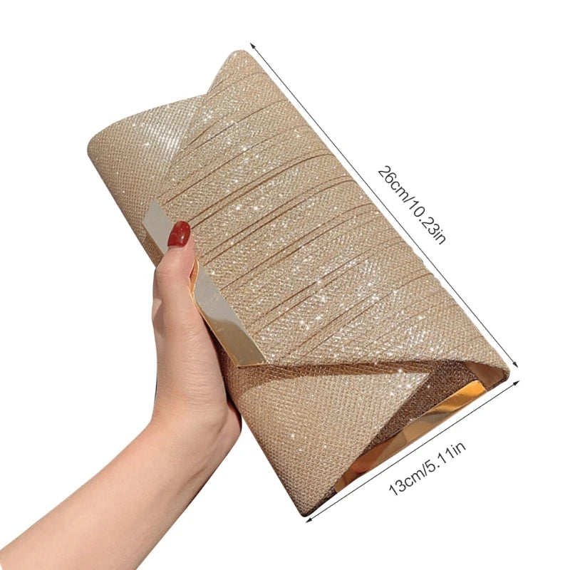 Girl Shoulder Bag Mini Handbag Evening Bag Banquet Glitter Bag Wedding Clutches