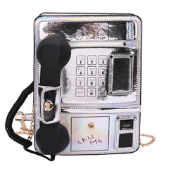 Funny PU Bucket Shoulder Bag Crossbody Women Bag