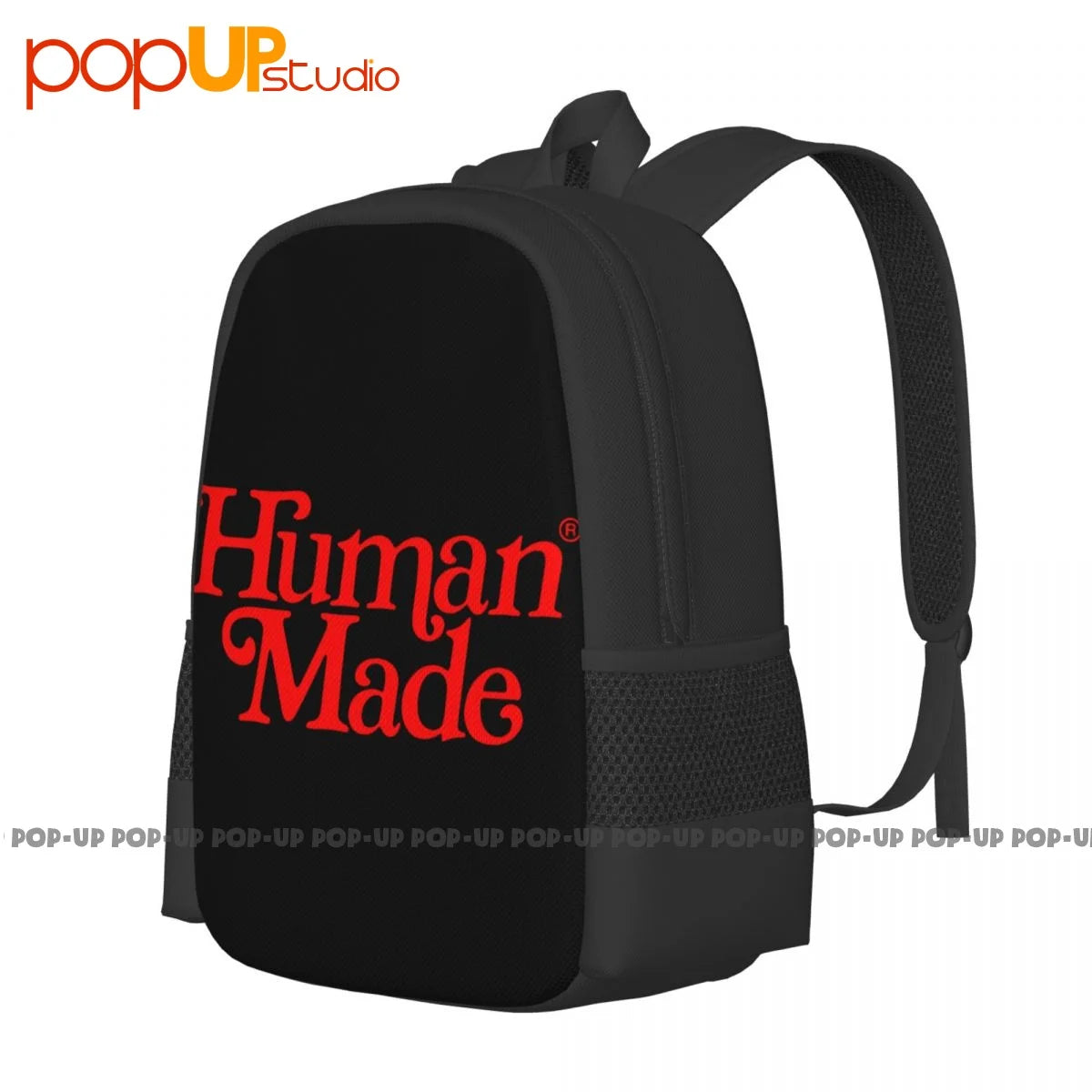 Girls Dont Cry Human Pizza Backpack Large Capacity Foldable Storage Bag