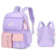 Kids Backpack Schoolbag Rucksack Primary Bookbags with Pendant