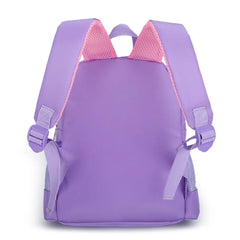 Girls Unicorn Flower School Bag Double Shoulder Backpack