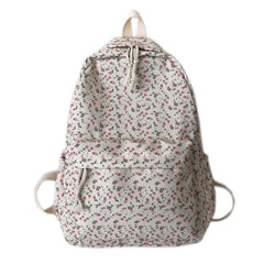 Girls Medium Backpacks Womens Backpack Purse Teens Flower Print