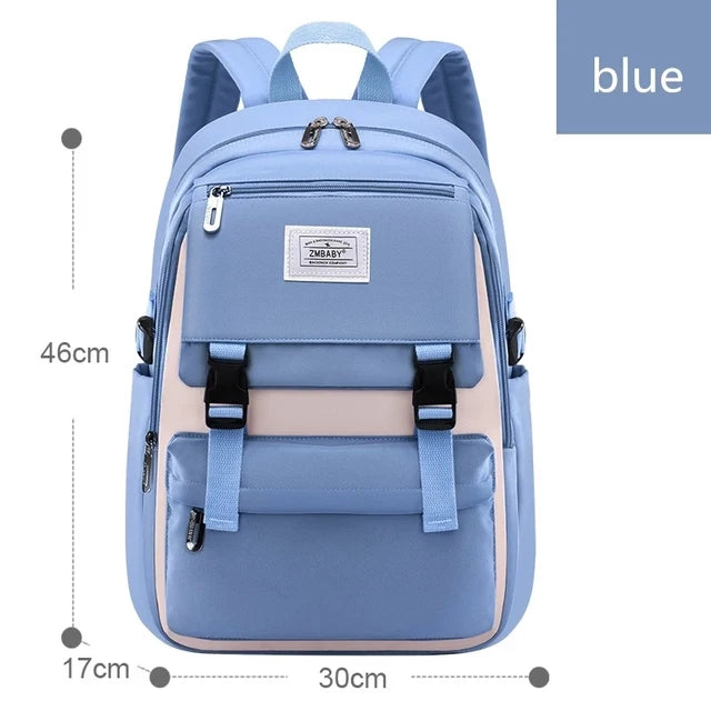 Girls Orthopedics Backpack For Teenage Princess Lightweight Book Bag