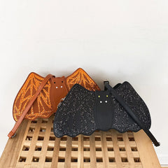 Girls PU Leather Shoulder Bag Underarm Bags Vacation Purse