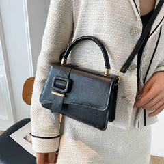 Small Square Bag Youth PU Leather Messenger Bag Women's Shoulder Bags