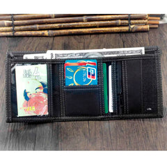 Girls Starry sky Trifold wallet with Chain