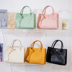 2023 Ladies Embossed Handbag Sweet Messenger Bag