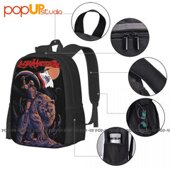 Gloryhammer Power Of Hoots Backpack - Large Capacity Gym Bag