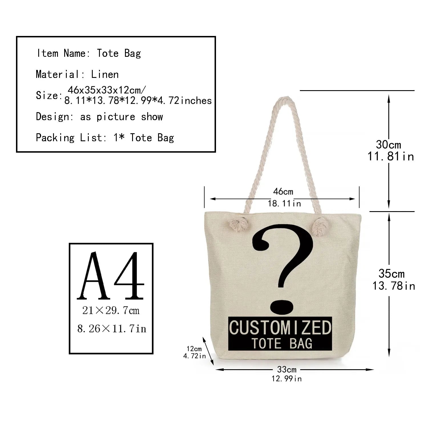 Golden Oil Painting Printed Shopping Bag Foldable Eco Friendly Tote