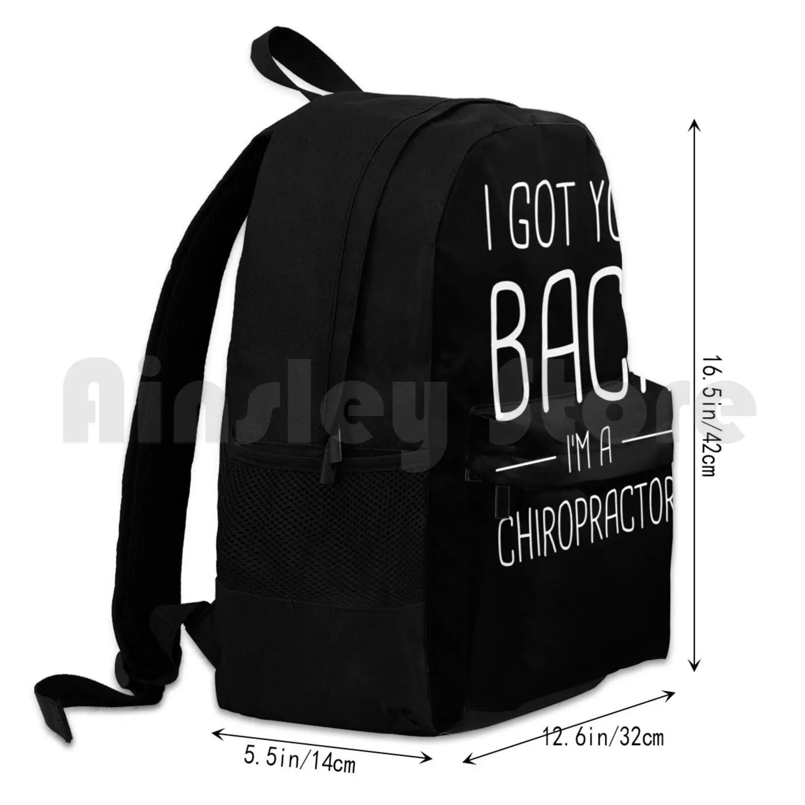Funny Chiropractor Backpack for Outdoor Activities