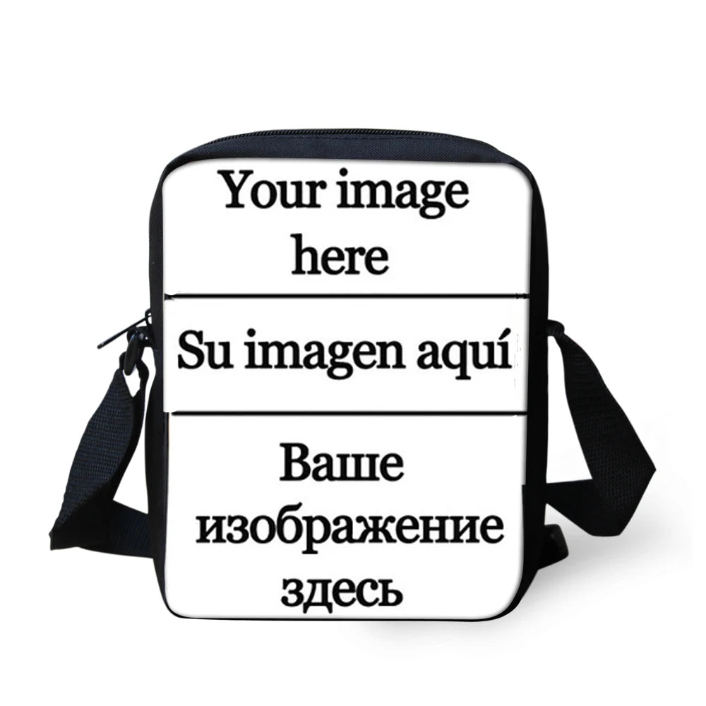 Gothic Moon Phase Prints Crossbody Bag for Women