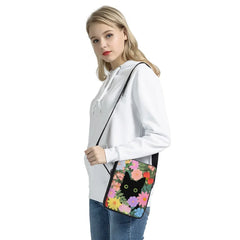 Gothic Moon Phase Prints Crossbody Bag for Women