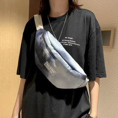 Graffiti Chest Bag for Men and Women Street Shoulder Bag