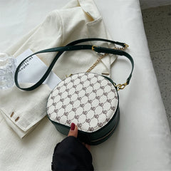 Green Chain Shoulder Bag Retro Tote Female Bag