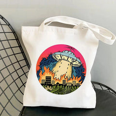 Great Wave shopping bag shopper bolsa handbag eco bolso jute bag bag