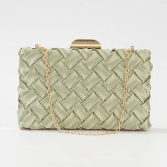 Green Handbag Evening Clutch Bag for Women Wedding Cross-strap Shoulder Bag