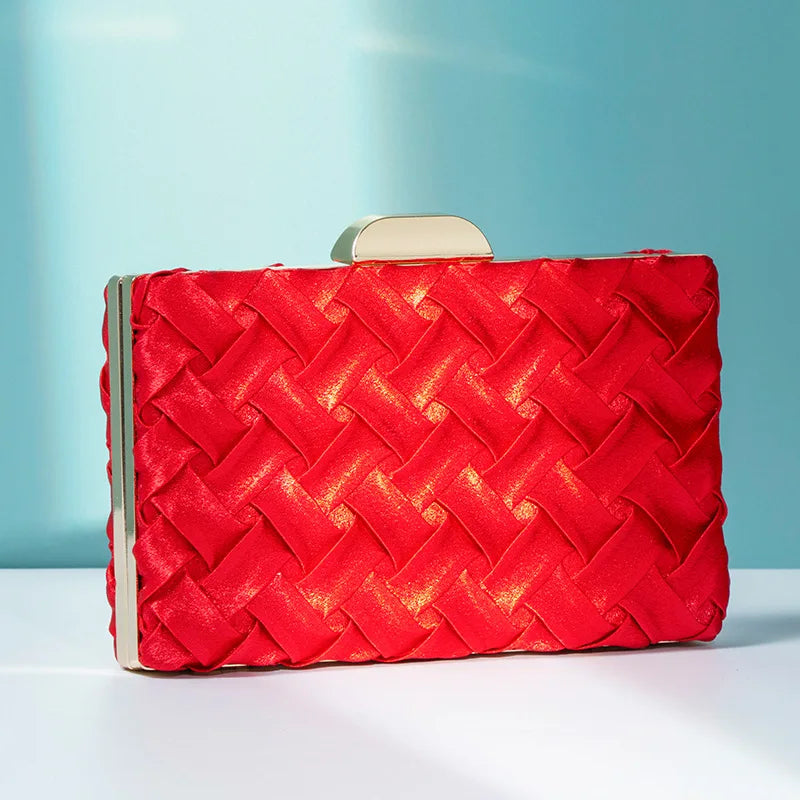 Green Handbag Evening Clutch Bag for Women Wedding Cross-strap Shoulder Bag