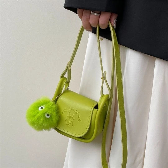 Green Summer Girl Small Woman Messenger Mini Key Cosmetic Shoulder Bag