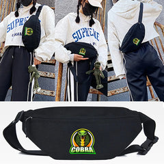 Guardian Snake Print Waist Bag Chest Pack Outdoor Sport Crossbody Bag
