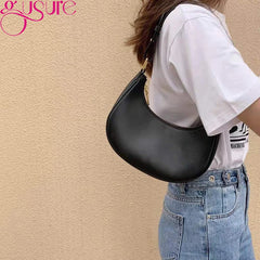 Women's Armpit Shoulder Bag PU Leather Handbag Purse