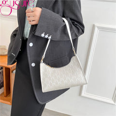 Solid Shoulder Purse Underarm Bag Top-handle Clutch Small Handbag Pouch