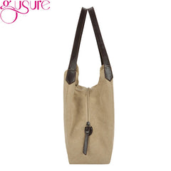 Large Capacity Canvas Handbag Casual Shoulder Crossbody Tote Shopper Hob