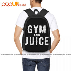 Gym And Juice Backpack Foldable Gym Tote Bag
