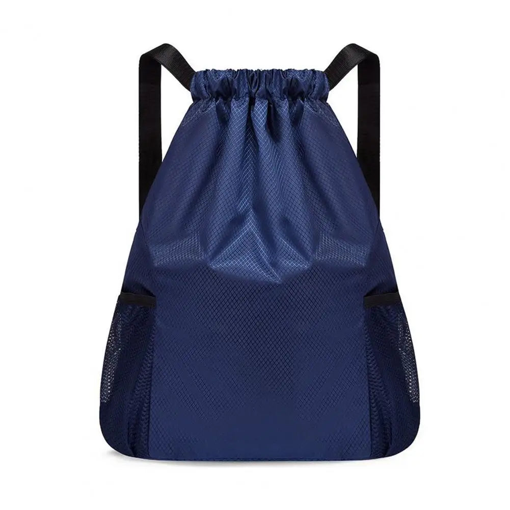 Waterproof Gym Backpack Drawstring Belt Travel Sports Bag