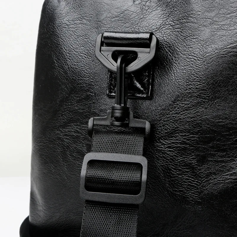 Leather Gym Bag Dry Wet Bags Men Training Yoga Travel Shoulder Sac De Sport