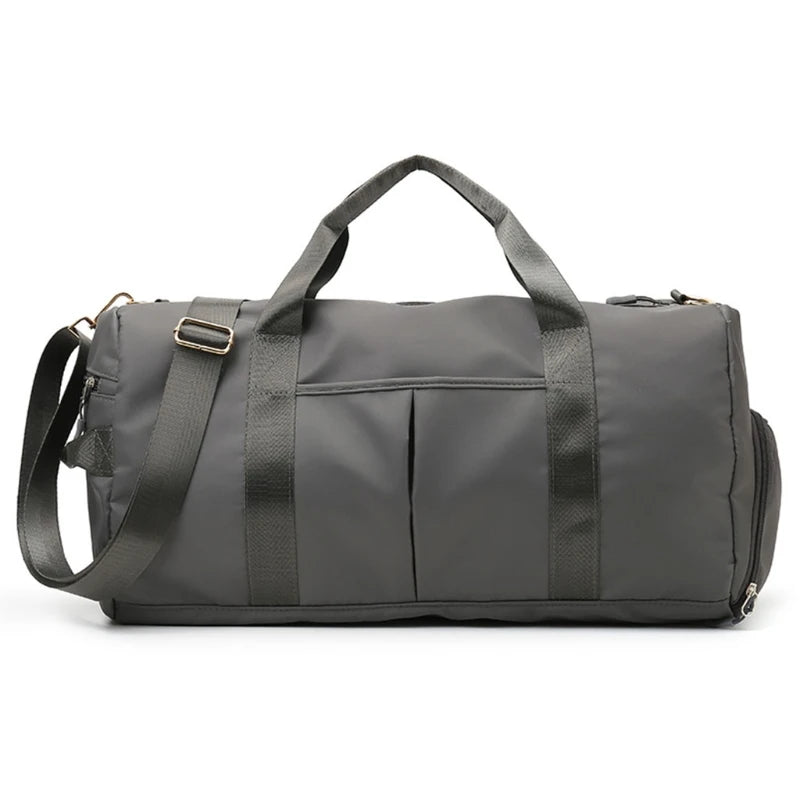 Women's Gym Bag with Shoe Compartment and Wet Pocket