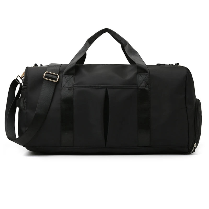 Women's Gym Bag with Shoe Compartment and Wet Pocket