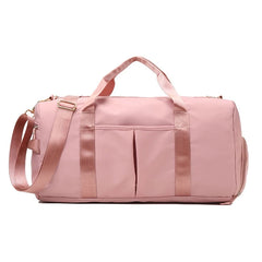 Women's Gym Bag with Shoe Compartment and Wet Pocket