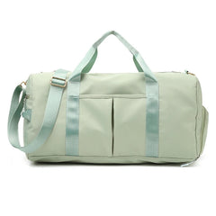 Women's Gym Bag with Shoe Compartment and Wet Pocket