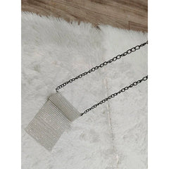 Women Crossbody Bag Solid Diamond Chain Mini Messenger Bag