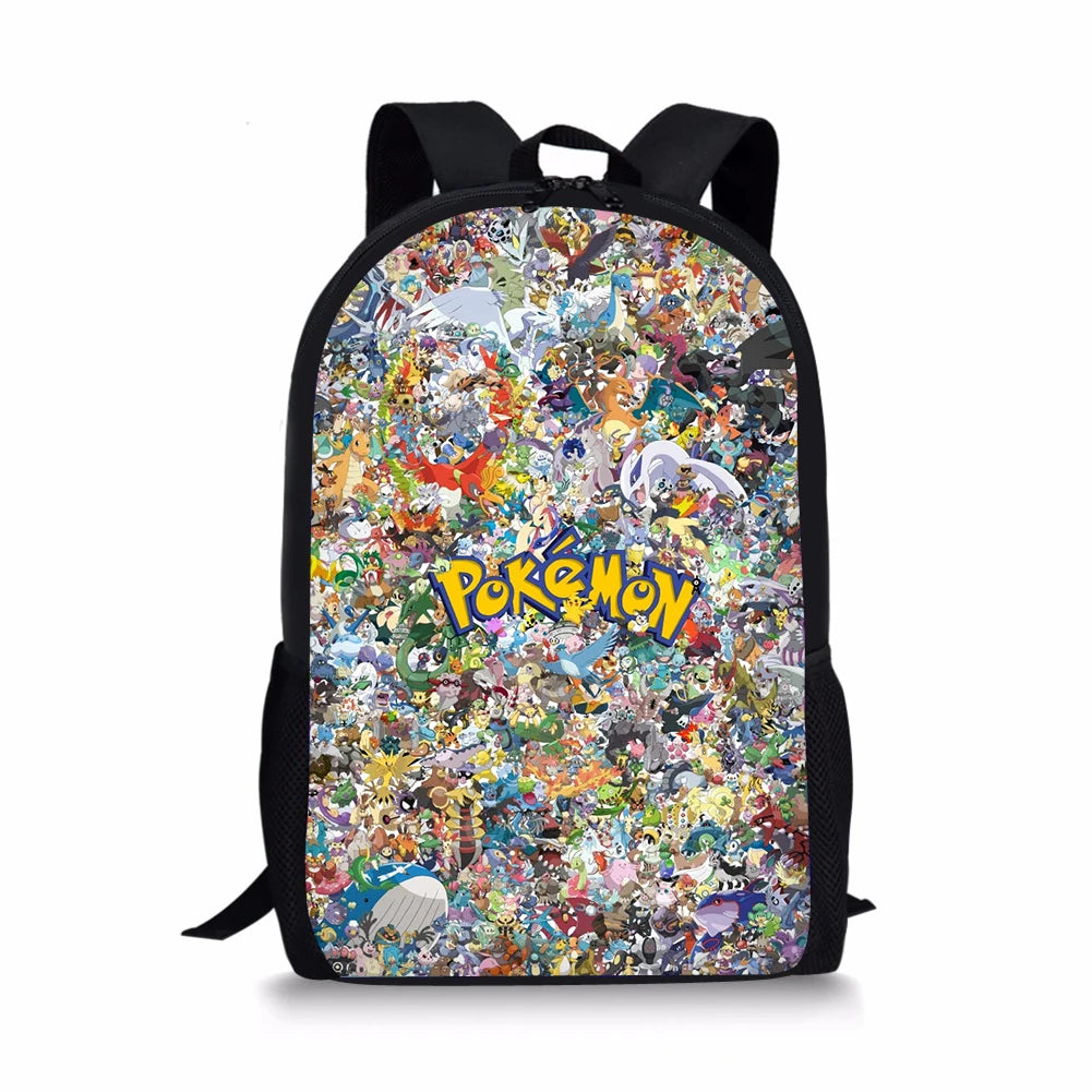 Baokemeng Kids School Backpack Cartoon Teen Book-Bags Mochila