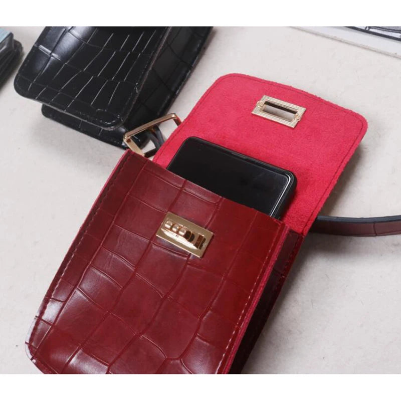 Vintage Crocodile Waist Bag Belt Fanny Pack For Women